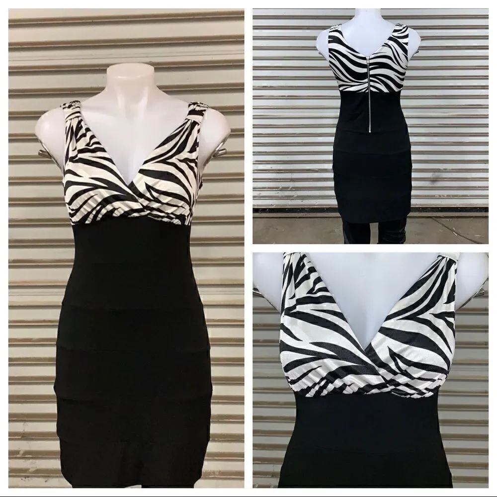 🛍️Sweet Storm black and white dress size Medium